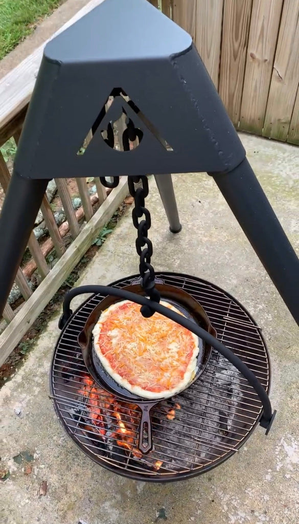 Grilled Margherita Pizza