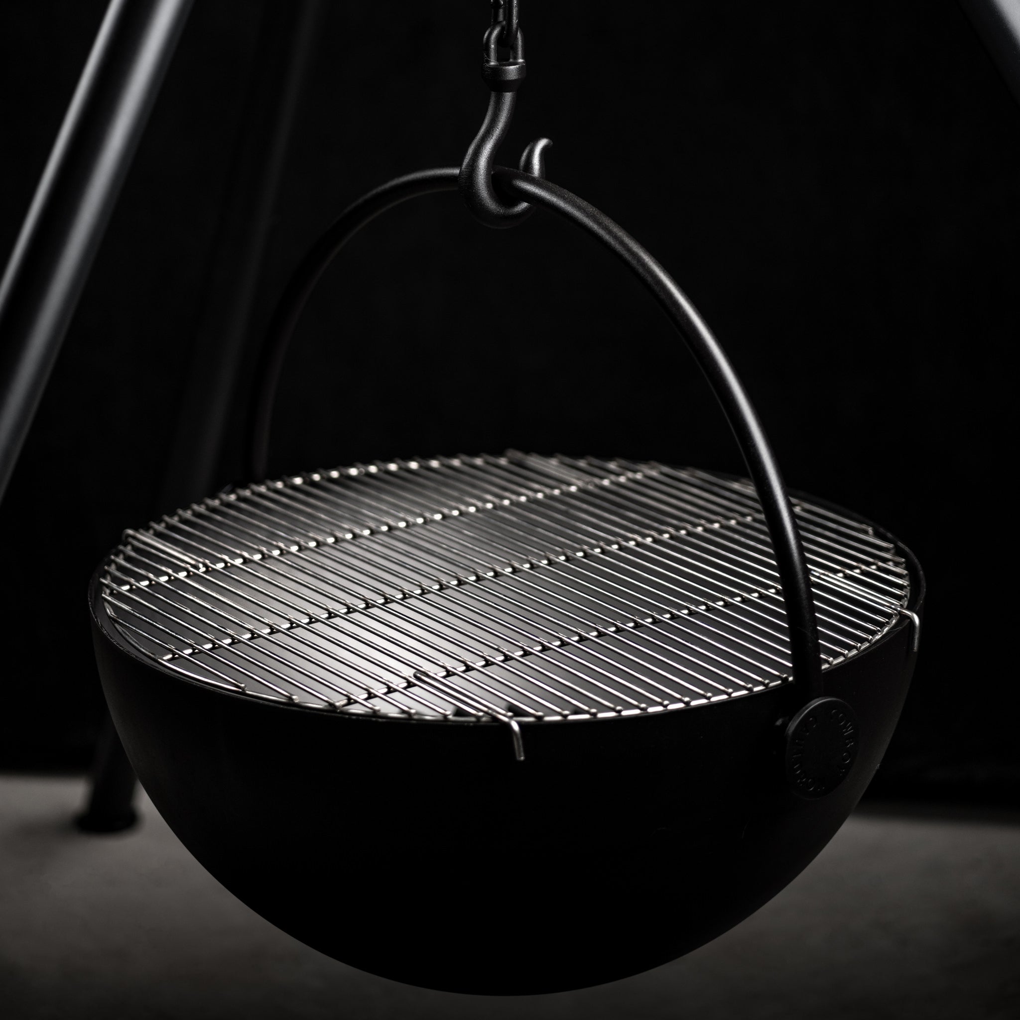 THE DUDE® - 35lbs, 24-Inch Diameter Hanging Fire Pit and Grill